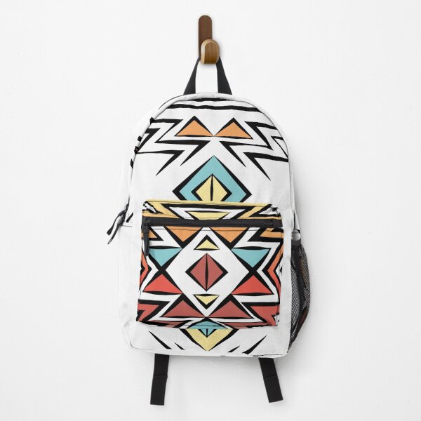 Item preview, Vintage Triangle Pattern Red Orange and Teal designed and sold by Jake Purcell.