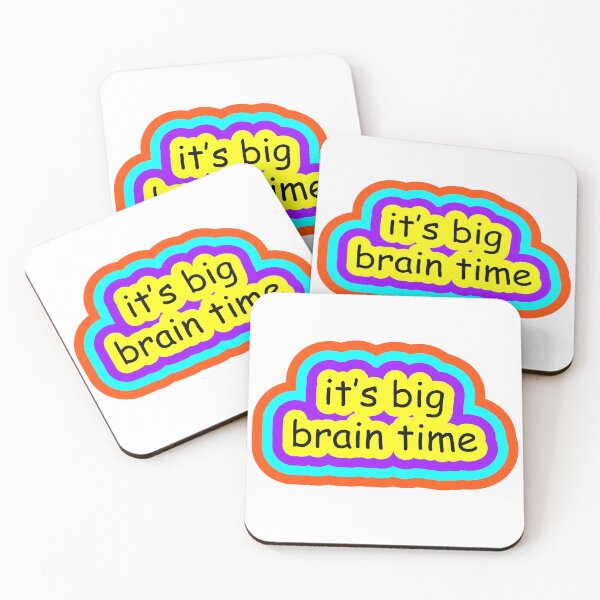 Item preview, it's big brain time meme  designed and sold by cnon626.