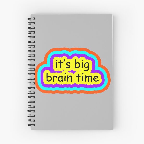 Item preview, it's big brain time meme  designed and sold by cnon626.