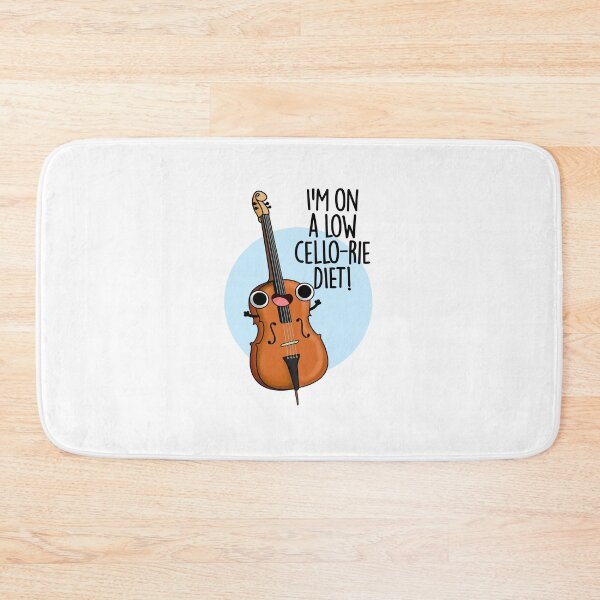 Item preview, I'm On A Low Cello-rie Diet Funny Cello Puns  designed and sold by punnybone.