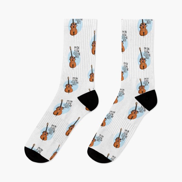 Item preview, I'm On A Low Cello-rie Diet Funny Cello Puns  designed and sold by punnybone.