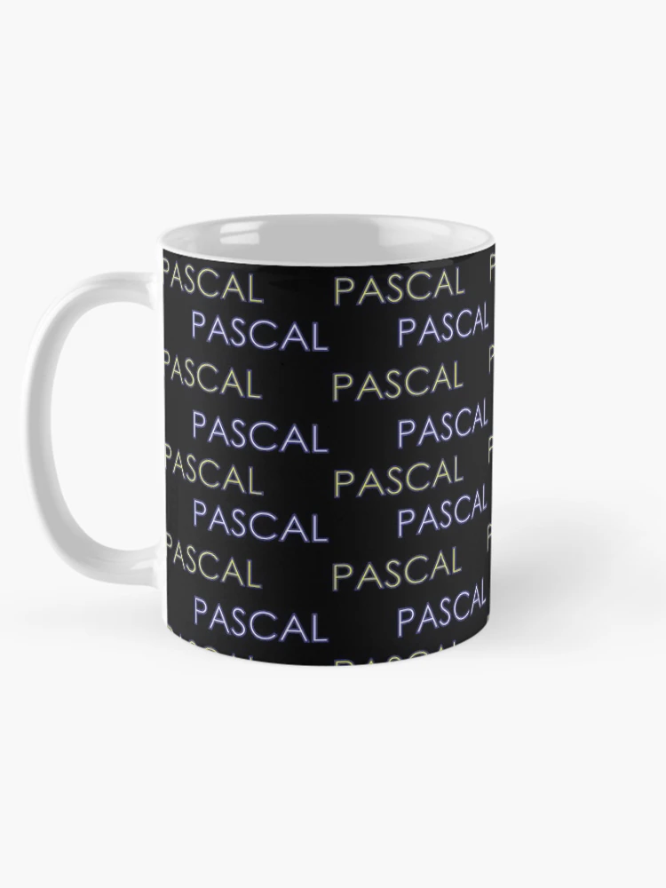 Thumbnail 5 of 6, Coffee Mug, Pascal programming - first programming language - black bg designed and sold by codingpotato.