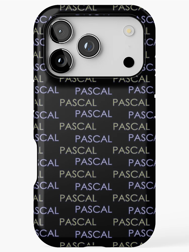 Thumbnail 1 of 4, iPhone Case, Pascal programming - first programming language - black bg designed and sold by codingpotato.