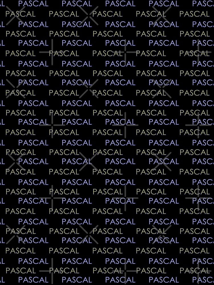 Thumbnail 5 of 5, A-Line Dress, Pascal programming - first programming language - black bg designed and sold by codingpotato.