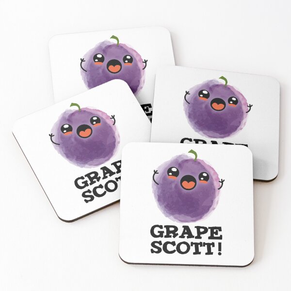 Item preview, Grape Scott Funny Fruit Grape Puns  designed and sold by punnybone.