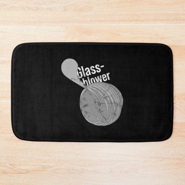 Item preview, Distressed Glassblower Text - B&W Molten Glass - Craftsmen designed and sold by DeWinnes.