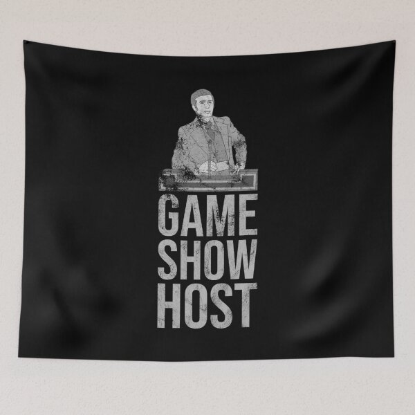 Item preview, Distressed Game Show Host Text - Vintage B&W Podium - TV designed and sold by DeWinnes.