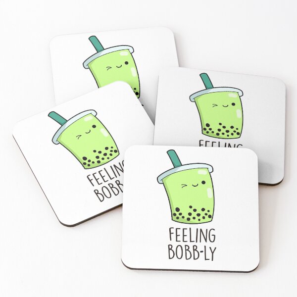 Item preview, Feeling Bobb-ly Funny Boba Tea Puns  designed and sold by punnybone.