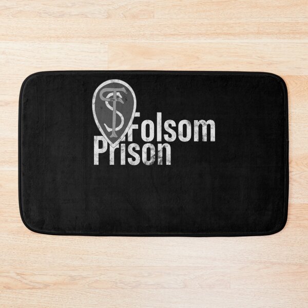 Item preview, Distressed Folsom Prison Text - B&W Symbol - Prison Cell designed and sold by DeWinnes.