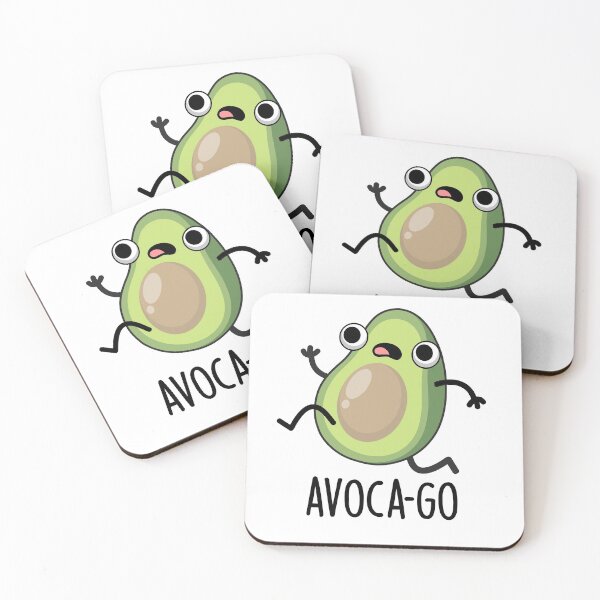 Item preview, Avoca-go Funny Avocado Puns  designed and sold by punnybone.
