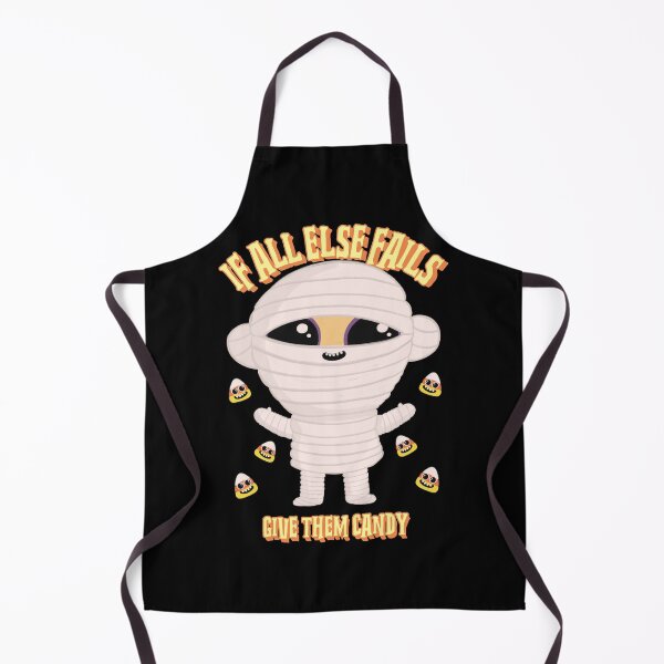 Item preview, If all else fails give them candy, Halloween, Trick or Treat, Mummy cartoon designed and sold by BeebopGraphics.