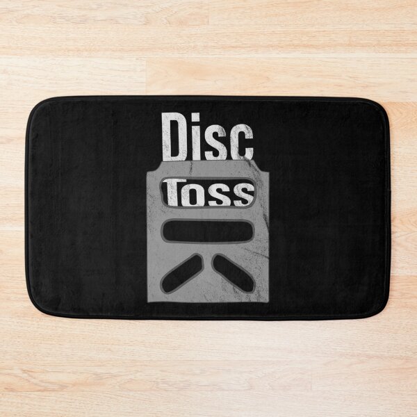 Item preview, Distressed Disc Toss Text - B&W Lawn - Outdoor Backyard designed and sold by DeWinnes.