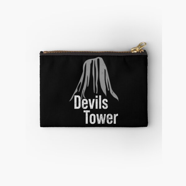 Item preview, Distressed Devils Tower Text - B&W Bloody Logo - Geological designed and sold by DeWinnes.