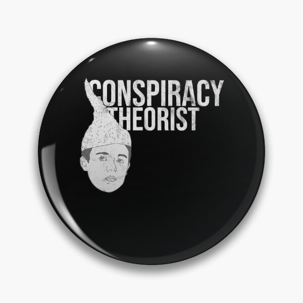 Item preview, Distressed Conspiracy Theorist Text - B&W Tin-Foil Hat Kid designed and sold by DeWinnes.