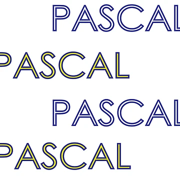 Artwork thumbnail, Pascal programming - first programming language - white bg by codingpotato