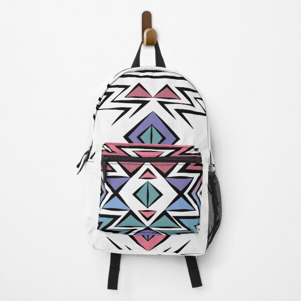 Item preview, Vintage Triangle Pattern Purple Green and Pink designed and sold by Jake Purcell.