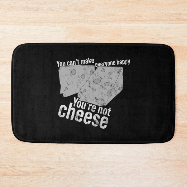 Item preview, Distressed Cheese Wedge - B&W Not Cheese - Cheesemaker designed and sold by DeWinnes.