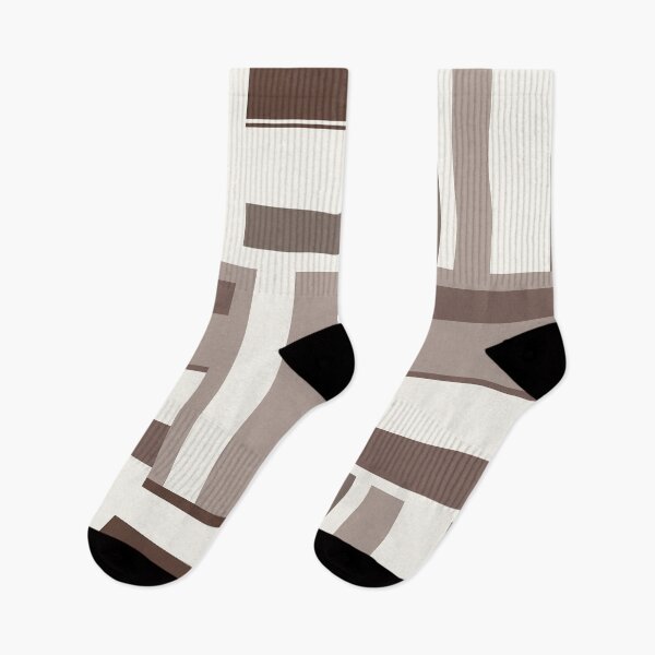 Item preview, Geometric Color Block Rectangles - Brown and Beige designed and sold by Cato99.