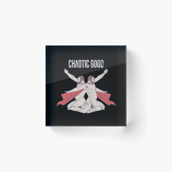 Item preview, Distressed Chaotic Good - Nude Superhero Symbol - Roleplay designed and sold by DeWinnes.