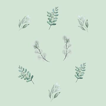 Aperçu de l'œuvre Ensemble de plantes vertes sauge mignonnes pour les mamans de plantes de MNCO