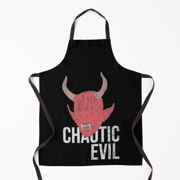 Item preview, Distressed Chaotic Evil - Devil Horns - Roleplaying - Big Text designed and sold by DeWinnes.