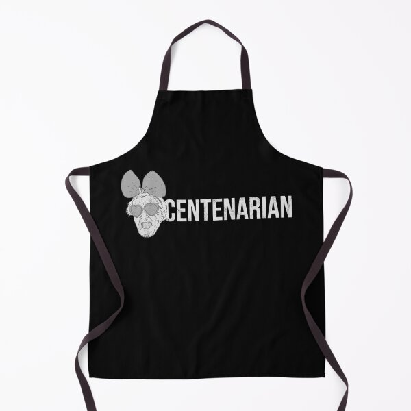 Item preview, Distressed Centenarian Text - B&W Wild Grandma - Longevity designed and sold by DeWinnes.