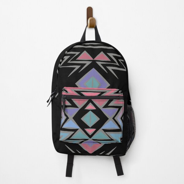 Item preview, Copy of Vintage Triangle Pattern Purple Green and Pink grey outline designed and sold by Jake Purcell.