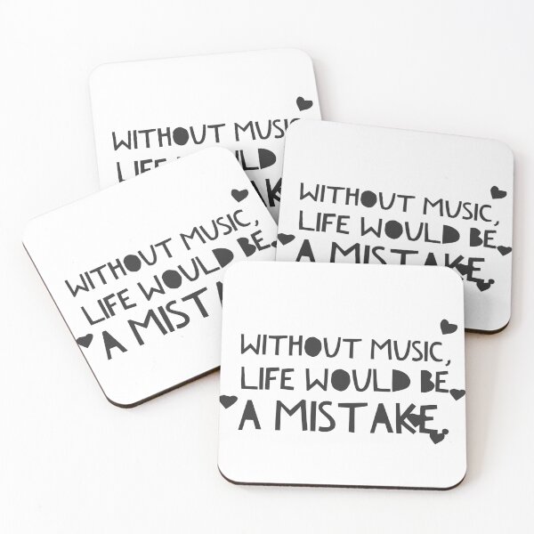 Item preview, Without Music Quote designed and sold by JRM Tees & More Store.