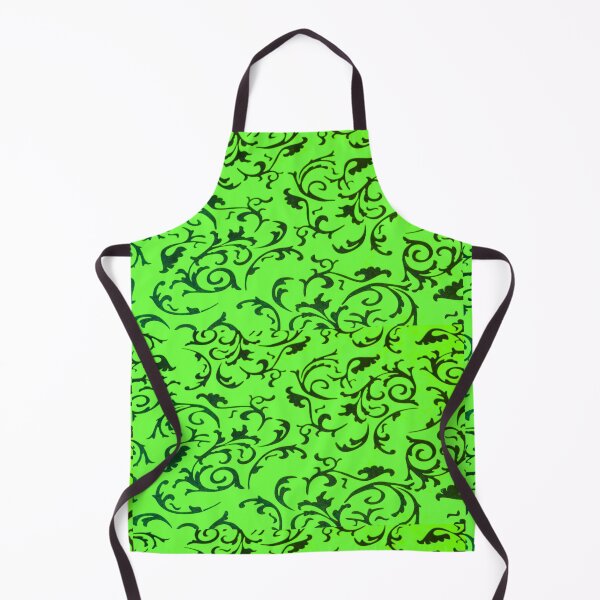 Item preview, ARABIATA 27 bis green black motifs Morocco Essaouira flowers leaves design arabesques scrolls decor designed and sold by dragonemma.