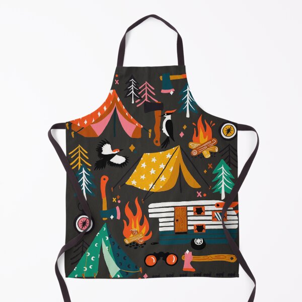 Item preview, Camping Kit – Charcoal designed and sold by Cat Coquillette.