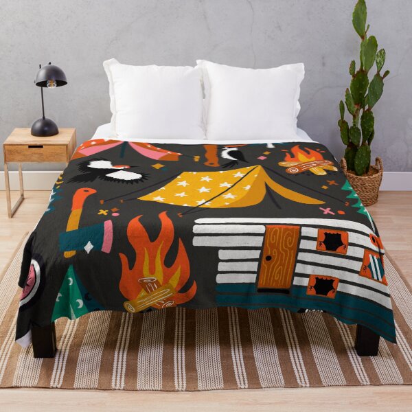 Item preview, Camping Kit – Charcoal designed and sold by Cat Coquillette.