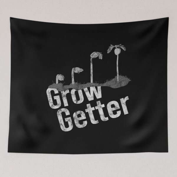 Item preview, Distressed Botany - B&W Grow Getter - Environmental designed and sold by DeWinnes.
