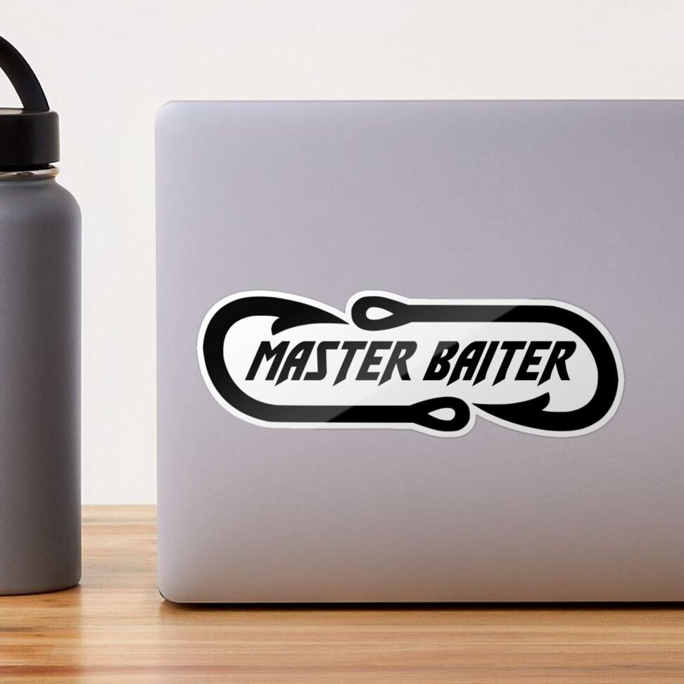 Master Baiter Sticker for Sale by emmacanada