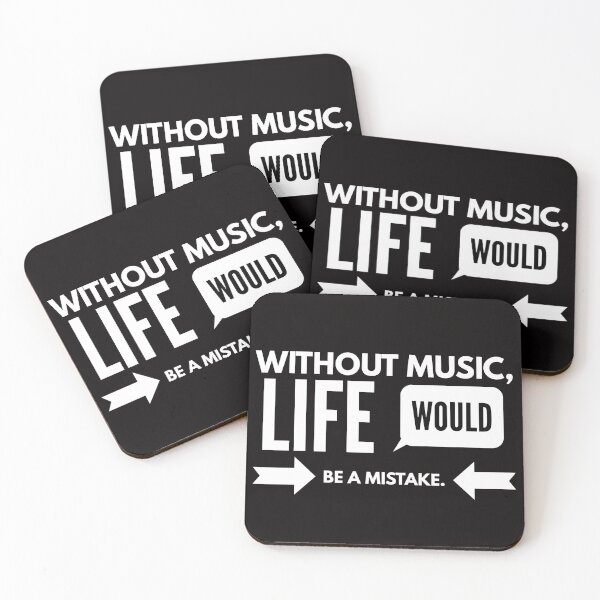 Item preview, Without Music Quote designed and sold by JRM Tees & More Store.