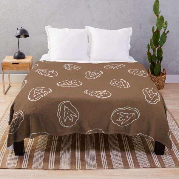 Item preview, Seamless background dinosaur foot track fossil gender neutral baby pattern. designed and sold by Limolida.