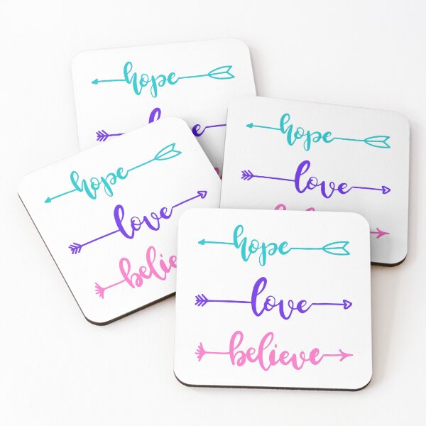 Item preview, hope love believe quotes designed and sold by simplysharon.