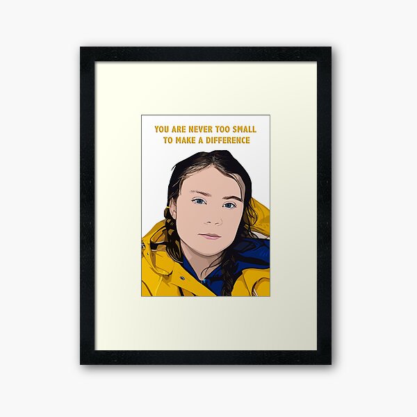 Artikel-Vorschau von Klimaaktivistin Greta Thunberg, designt und verkauft von Ruthless2000.