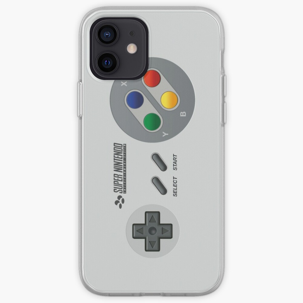 Classic Retro Nintendo Snes Controller Iphone Case Cover By Nark Redbubble