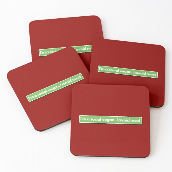 Item preview, Introvert Social Vegan, Avoid Meet designed and sold by More than Myriad.