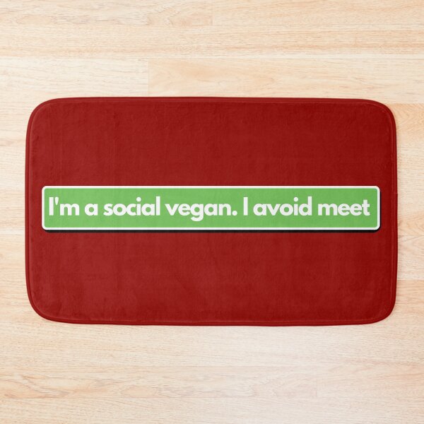 Item preview, Introvert Social Vegan, Avoid Meet designed and sold by More than Myriad.