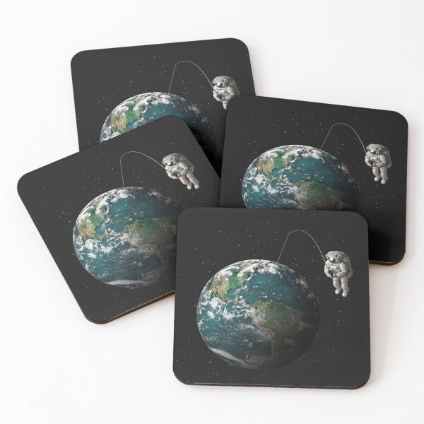 Item preview, Astronaut Fishing on Earth designed and sold by vo1d-mind.