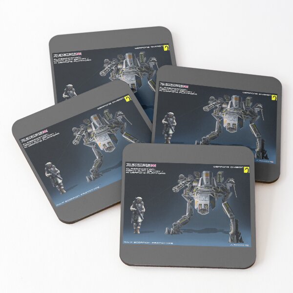 Item preview, Heavily armed Scorpion sentry mech designed and sold by tcross-design.