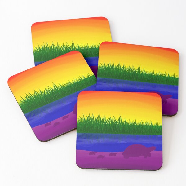 Item preview, Gay Flag Art designed and sold by CharityandArt.