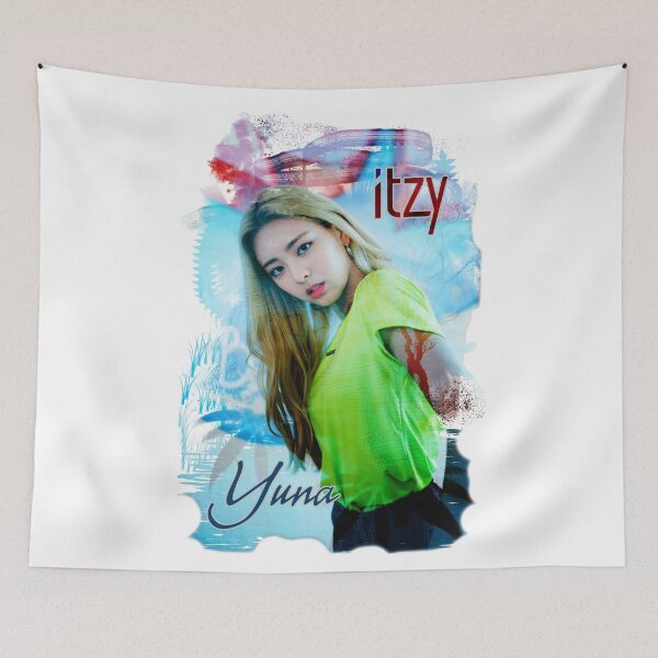 Item preview, Yuna iTZY - Kpop Aqua Blue Art Vibe designed and sold by musmus76.