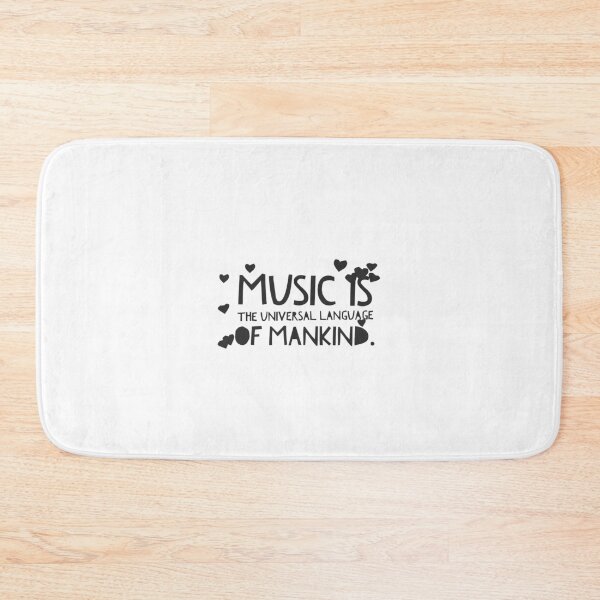 Item preview, Music Is The Language Quote designed and sold by JRM Tees & More Store.
