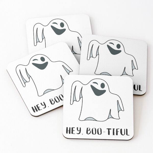 Item preview, Hey, boo-tiful, funny halloween ghost designed and sold by ArtfulTat.