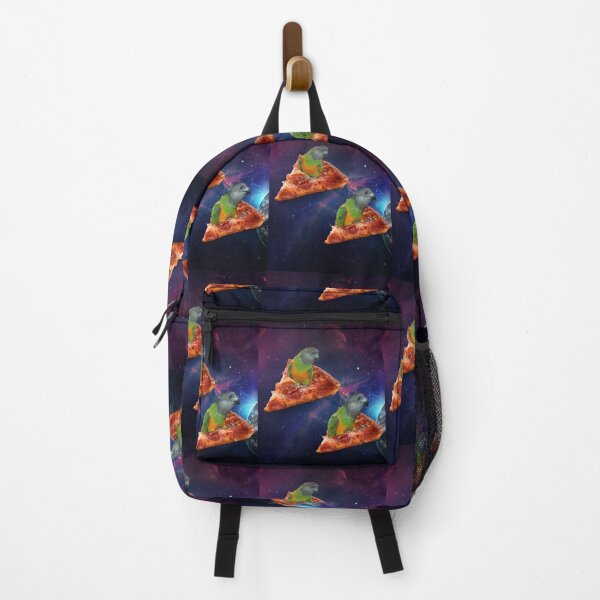 Item preview, senegal parrot space pizza funny designed and sold by L'Atelier Oranjade.