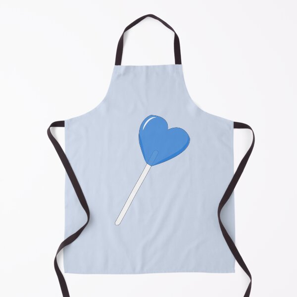 Item preview, Cute blue heart lollipop  designed and sold by ShadowstarArt.