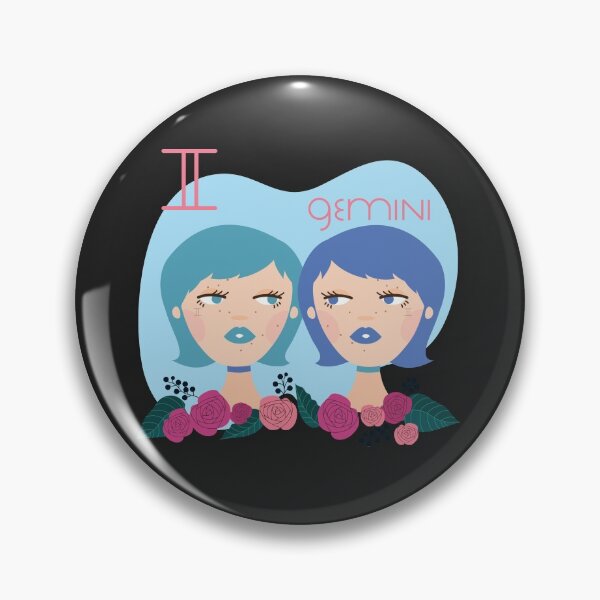Item preview, Gemini Girls Zodiac Sign designed and sold by Alicia Chee.