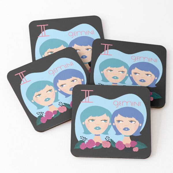 Item preview, Gemini Girls Zodiac Sign designed and sold by Alicia Chee.